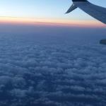 Sky from Alaskan Airlines flight from Seattle to Atlanta