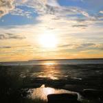 Sunset on Turnagain Arm near Anchorage